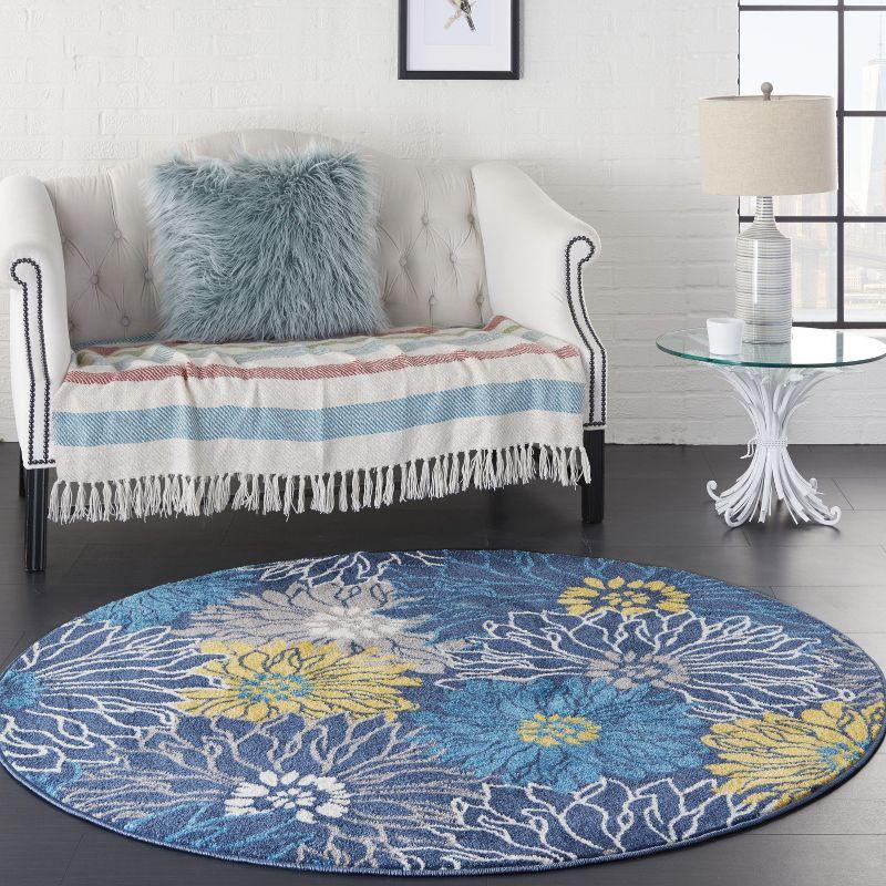 Nourison Passion Bohemian Transitional Floral Indoor Area Rug