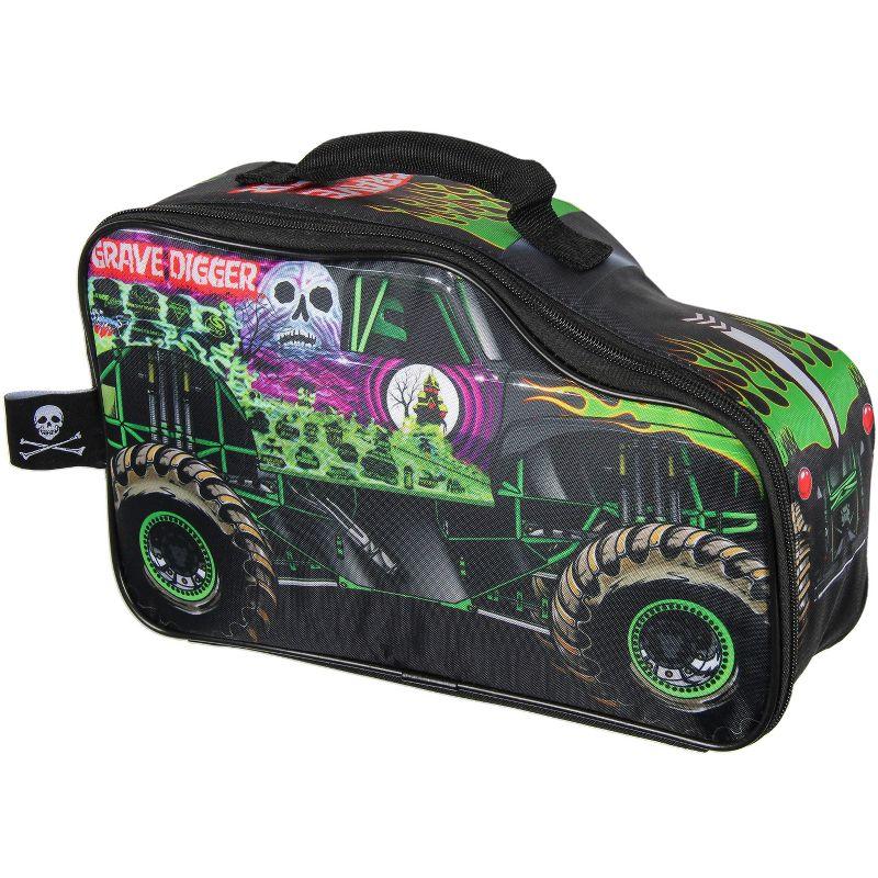 Monster Jam Lunch Box Grave Digger Truck Shaped Insulated Big Lunch Bag for Work Travel