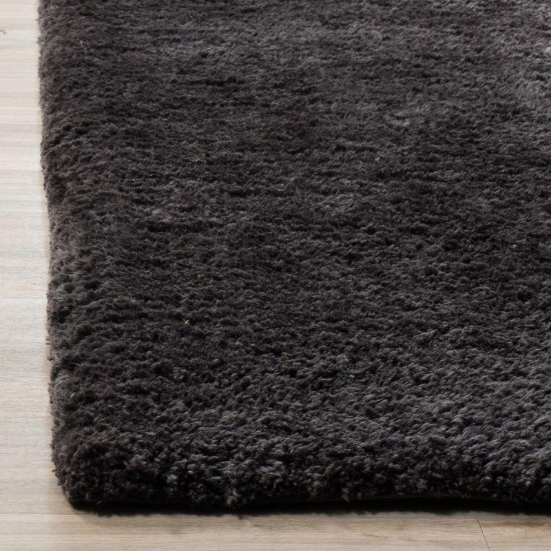 Sheep Shag SSG120 Hand Woven Area Rug - Charcoal - 8'x10' - Safavieh.
