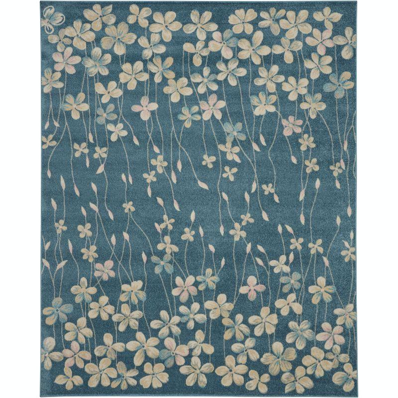 Nourison Tranquil Bohemian Botanical Bloom Area Rug