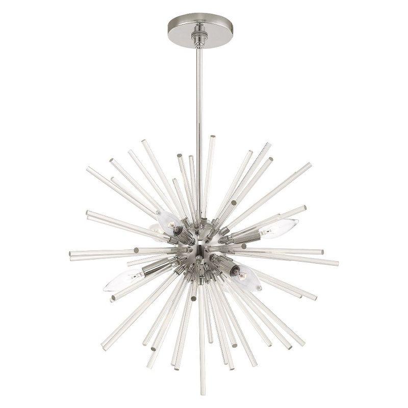 Livex Lighting Utopia 6 - Light Chandelier in  Polished Chrome