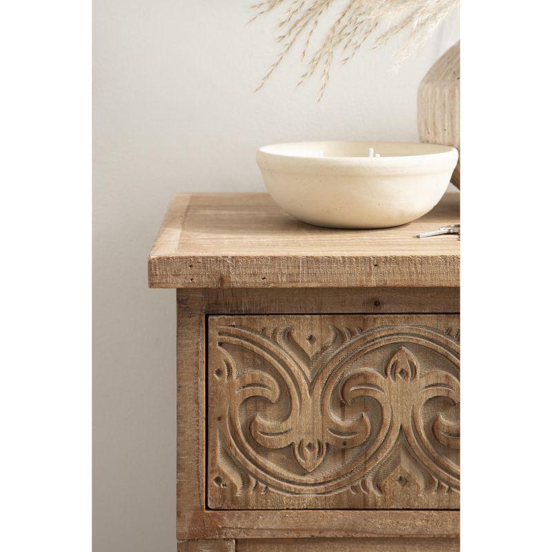 Kate and Laurel Cassetta Wood Side Table