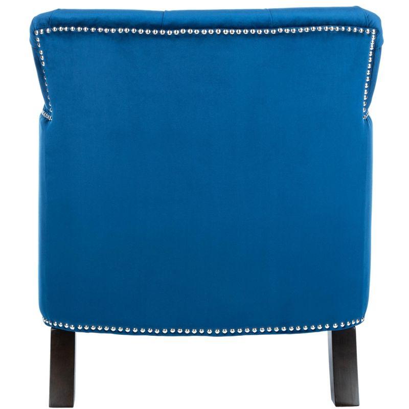 Colin Chair - HUD8212 - Navy/Espresso - Safavieh