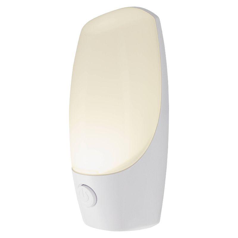 Energizer White LED Plug-In Night Light with On/Off Switch