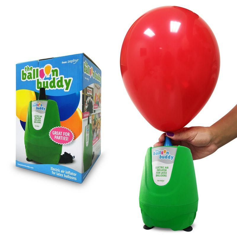 Compact Green Electric Air Inflator for Latex Balloons