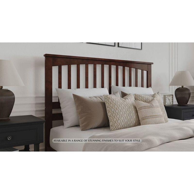 AFI Furnishings Mission Queen Headboard with Turbo Charger in Espresso