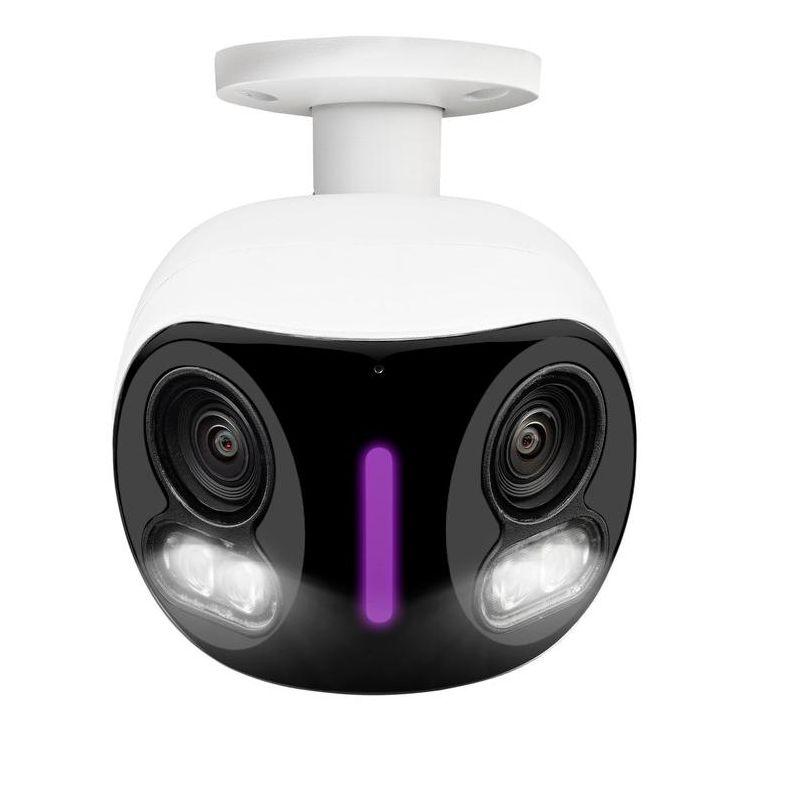 Lorex Lorex Wi-Fi 4K Dual-Lens Smart Security Camera with Smart Security Lighting, White, W891UAD-E