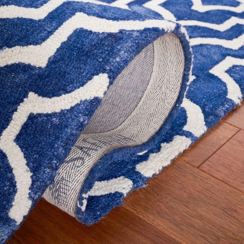 Dip Dye DDY538 Hand Tufted Indoor Accent Rug - Navy/Ivory - 2'x3' - Safavieh