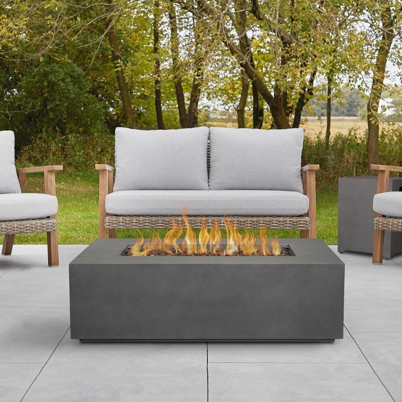 AEGEAN Propane / Natural Gas Outdoor Fire Pit Table