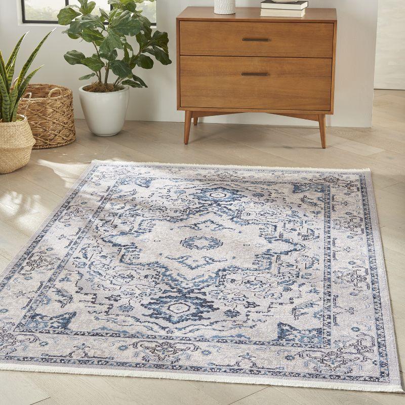 Nourison Geneva Medallion Bordered Indoor Rug