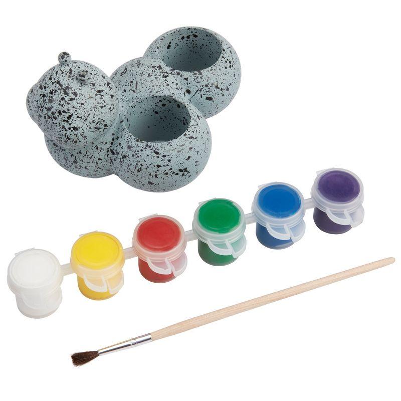 Alex Rock Pets Caterpillar Planter DIY Kit with Paints