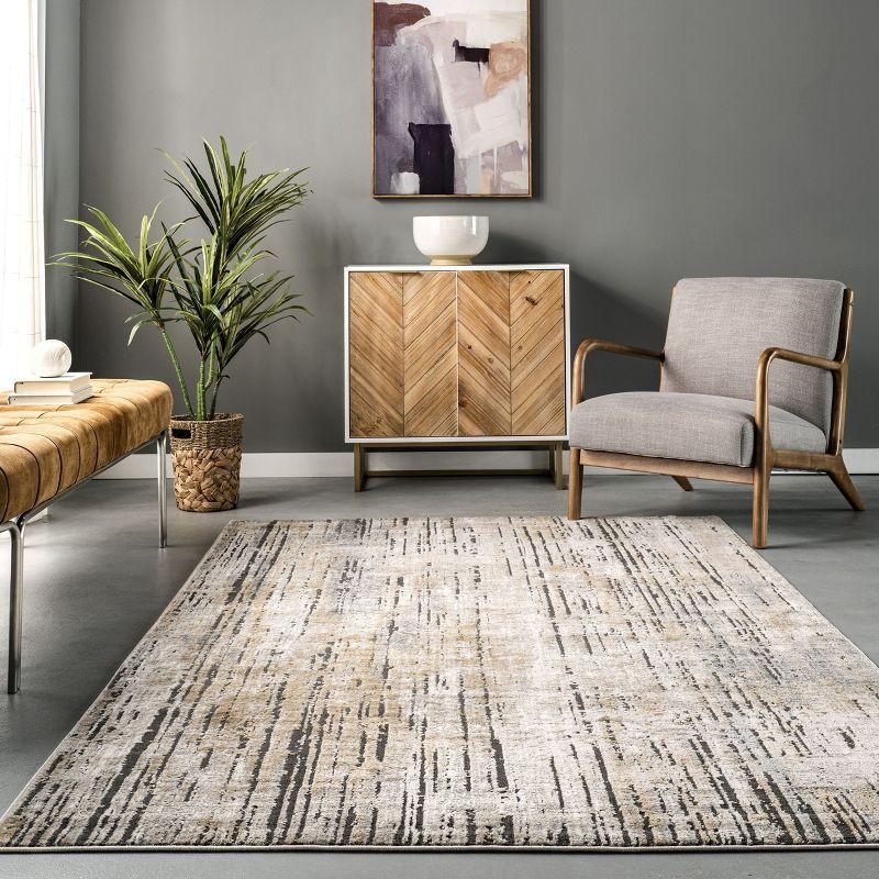 Nuloom Estelle Faded Stripe Abstract Indoor Area Rug