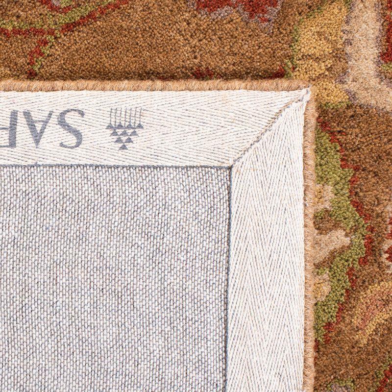 Heritage HG963 Hand Tufted Area Rug - Beige/Rust - 8'9"x11'9" - Safavieh.