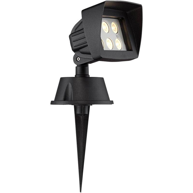 Super Duty Eastham 8" High Black LED Landscape Flood Light