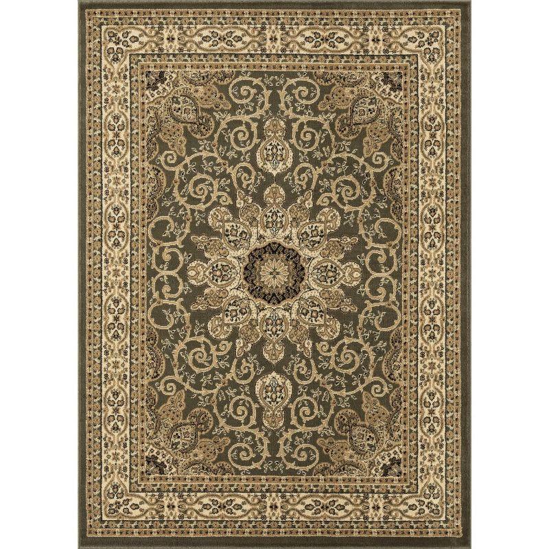 Luxe Weavers Oriental Floral Medallion Rug