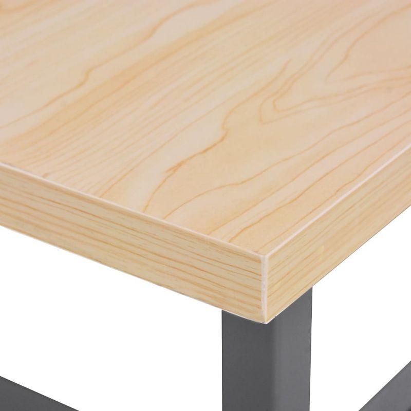 vidaXL Workbench Gray 47.2"x23.6"x33.5" Steel