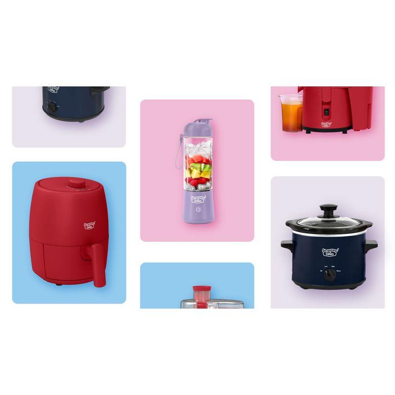 So Yummy by bella 2qt Air Fryer Lavender: 1200W Electric Fryer, Dishwasher-Safe Parts, 1-Year Warranty, 4lb Capacity