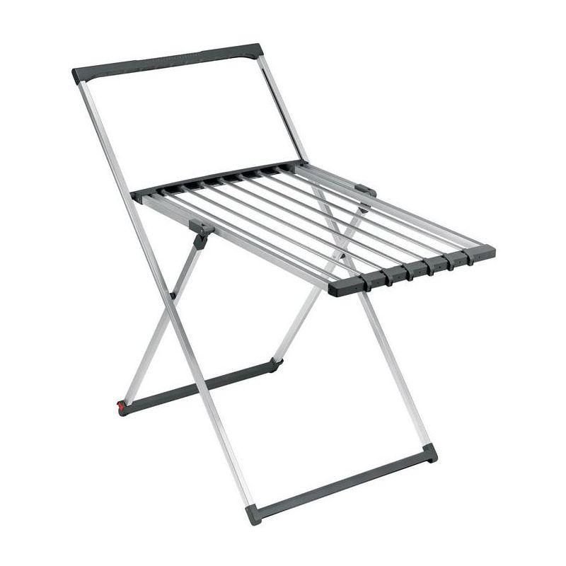 Polder 43 in. H X 24 in. W X 44 in. D Aluminum Collapsible Clothes Drying Rack