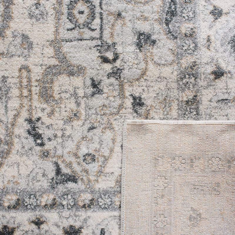 Isabella ISA936 Power Loomed Area Rug - Light Grey/Grey - 8'x10' - Safavieh