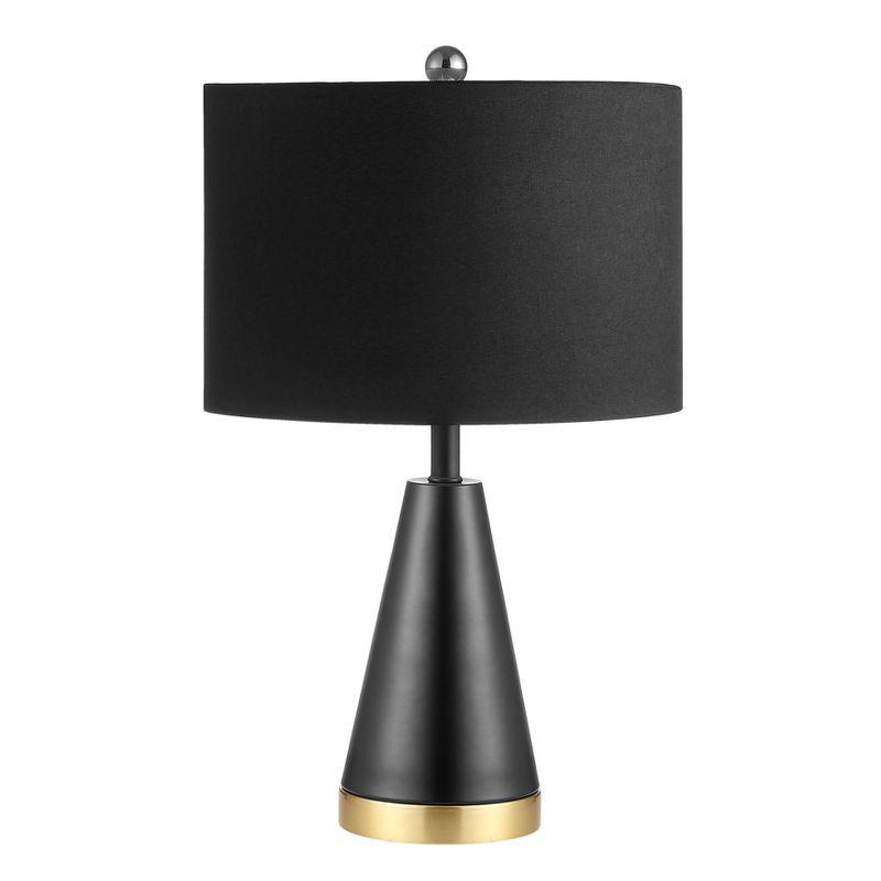 Penla 20'' Black and Brass Gold Table Lamp Set