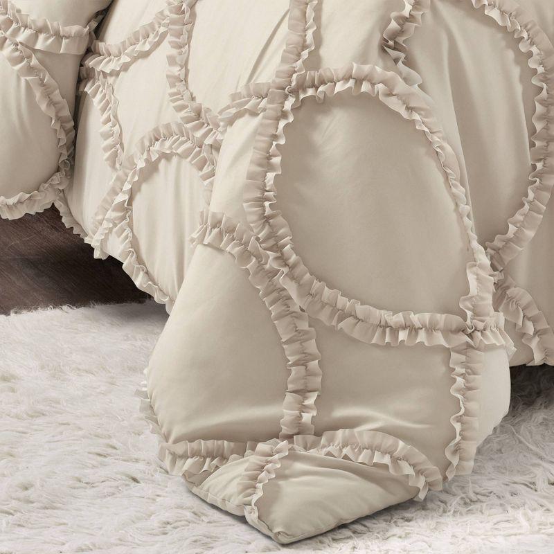 Reyna Microfiber Traditional 3 Piece Comforter Set
