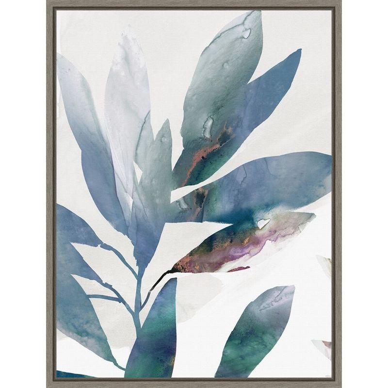 Amanti Art Indigo Sprig I by Isabelle Z Canvas Wall Art Print Framed 23 x 30-in.