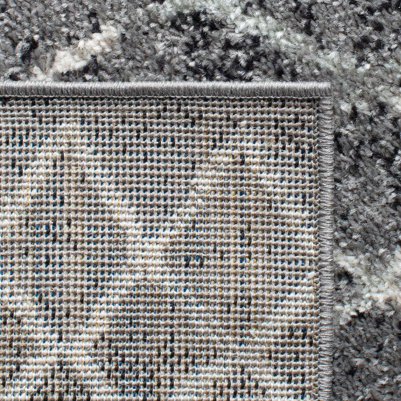 Madison 700 MAD798 Power Loomed Indoor Runner Rug - Charcoal/Ivory - 2'3"x6' - Safavieh