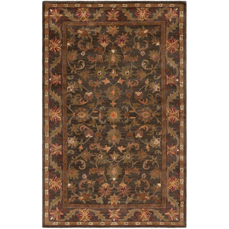 Antiquity AT52 Hand Tufted Indoor Area Rug - Green/Gold - 6'x9' - Safavieh