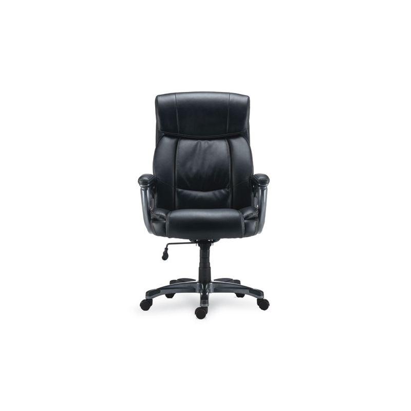 Alera Alera Egino Big and Tall Chair, Supports Up to 400 lb, Black Seat/Back, Black Base