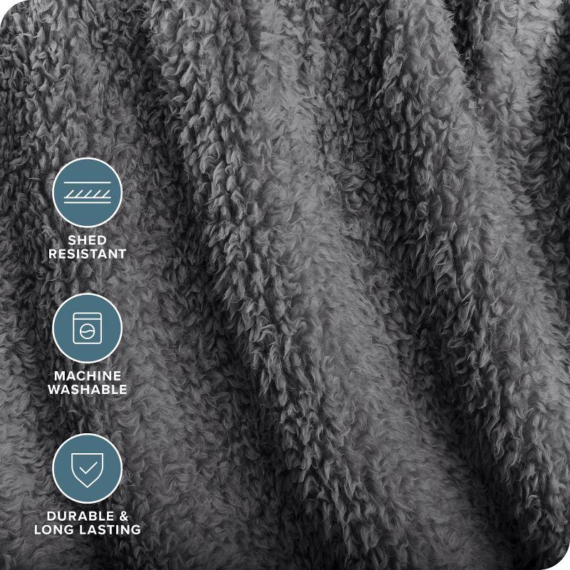 Bare Home Cozy Faux Shearling Blanket
