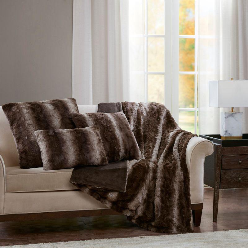 Madison Park Zuri Oversized Faux Fur