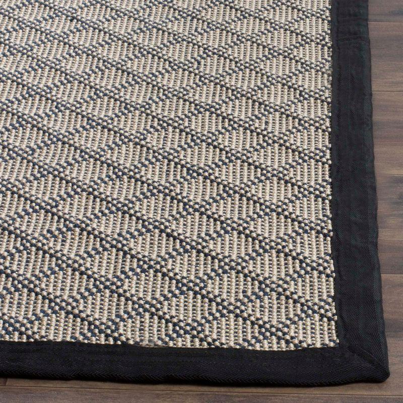 Four Seasons FRS652 Power Loomed Area Rug - Ivory/Black - 8'x10' - Safavieh.