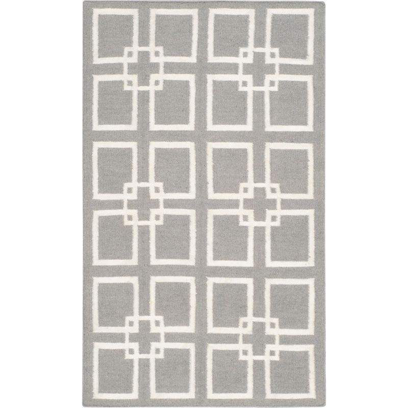Dance Martha Stewart Flat Weave 60% Wool, 20% Silk, And 20% Cotton Geometric Rug