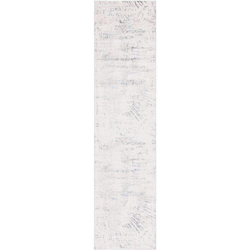 Steelside™ Wayde Abstract Gray/Beige Area Rug