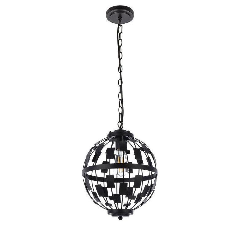 Elegant Lighting Levante 1 light pendant in black