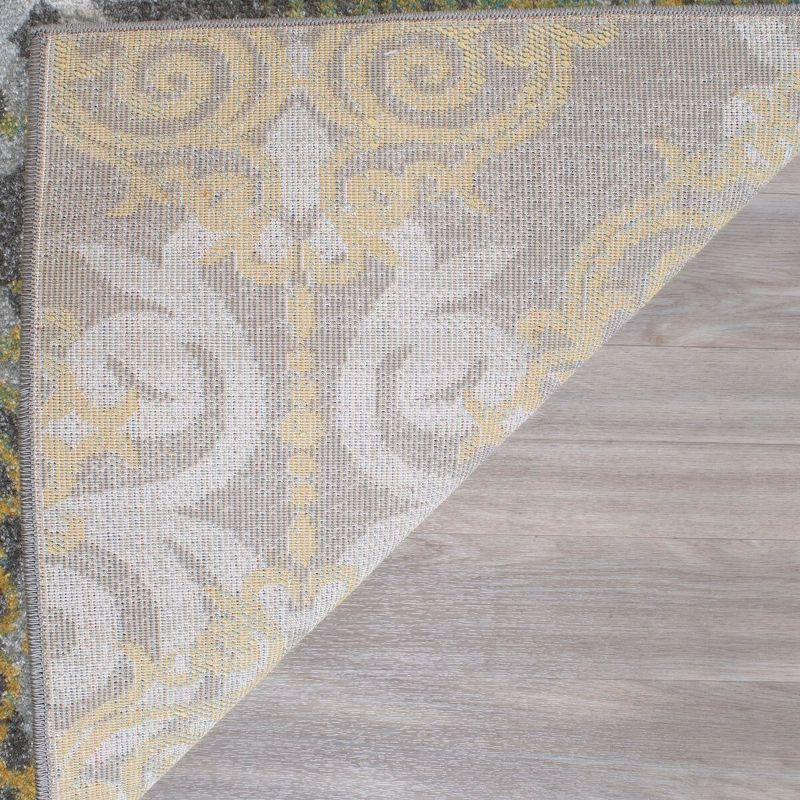 Evoke EVK230 Power Loomed Indoor Area Rug - Grey/Ivory - 4'x6' - Safavieh