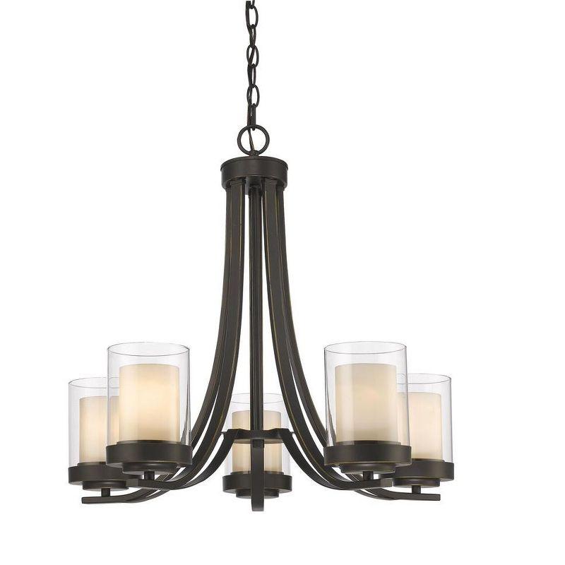 Z-Lite Willow 5 - Light Chandelier in  Olde Bronze