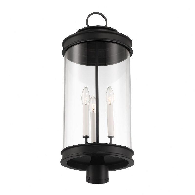 Savoy House Englewood 3 - Light Post Light in  Matte Black