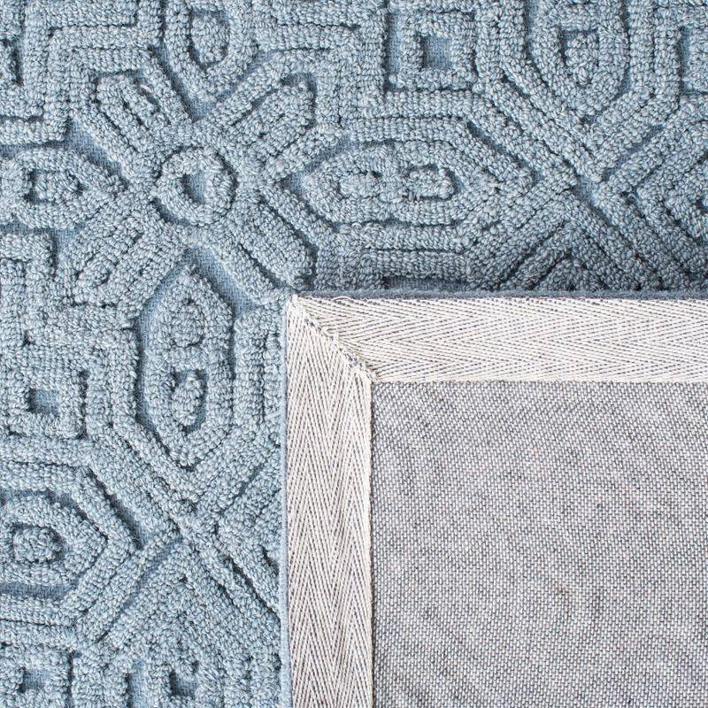 Textural TXT101 Hand Tufted Area Rug - Blue - 8'x10' - Safavieh.