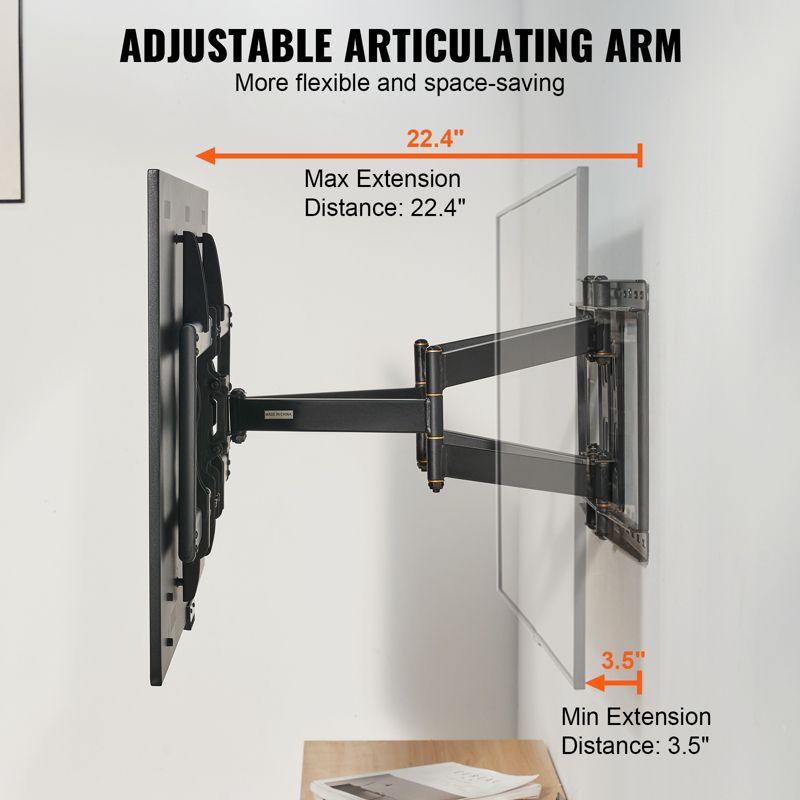 VEVOR VEVOR Full Motion TV Mount Fits for 37-90 inch TVs