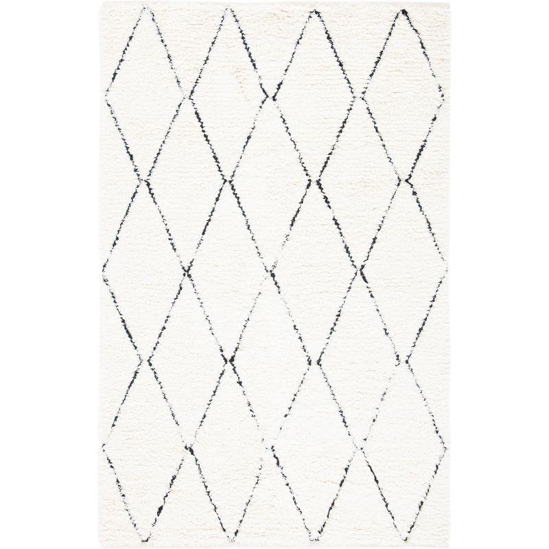 Ivory Coast Elegance Hand-Tufted Wool Rectangular Rug