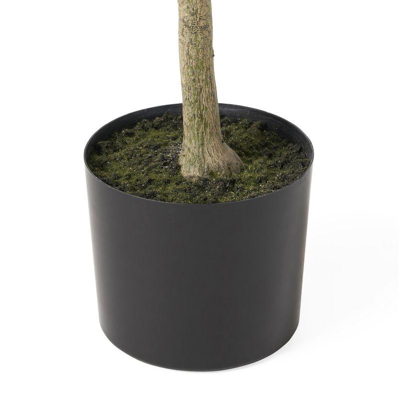 GDFStudio Atoka Artificial Olive Tree, Green