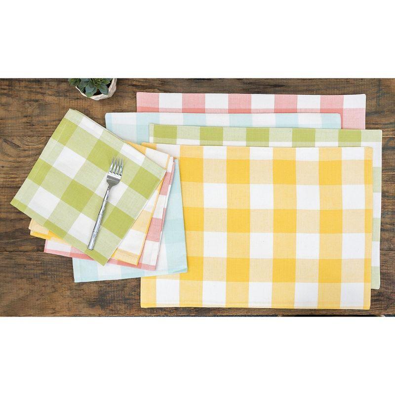 C&F Home Franklin Checkered Plaid Placemat Set of 6