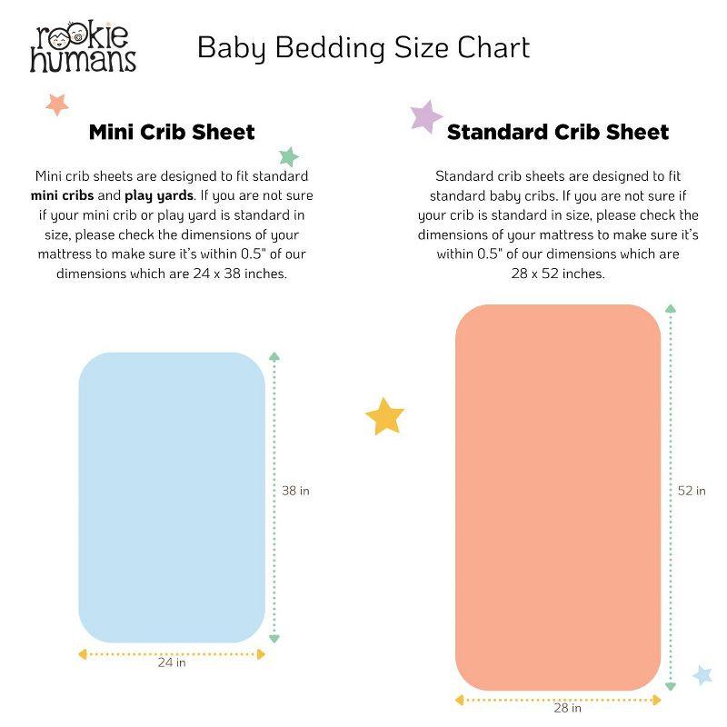 Rookie Humans Mini Crib Sheet Enchanted Forest 100% Cotton