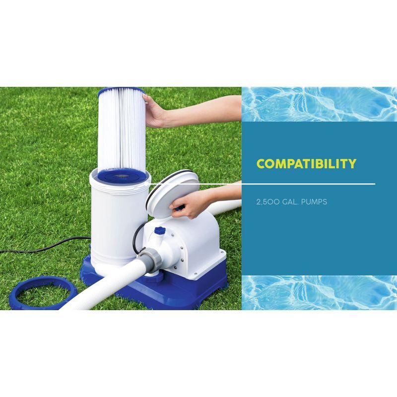 Bestway Bestway Flowclear Type IV & B Pool Filter Pump Replacement Cartridge (4 Pack) (Set of 4)