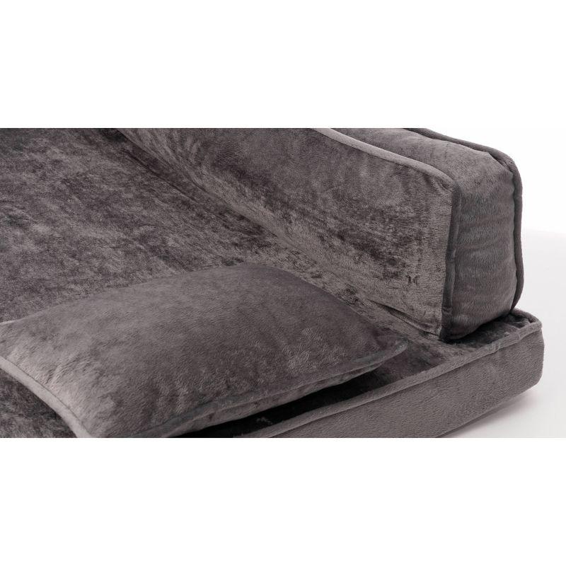 Medium Gray Orthopedic Outdoor Dog Sofa Bed