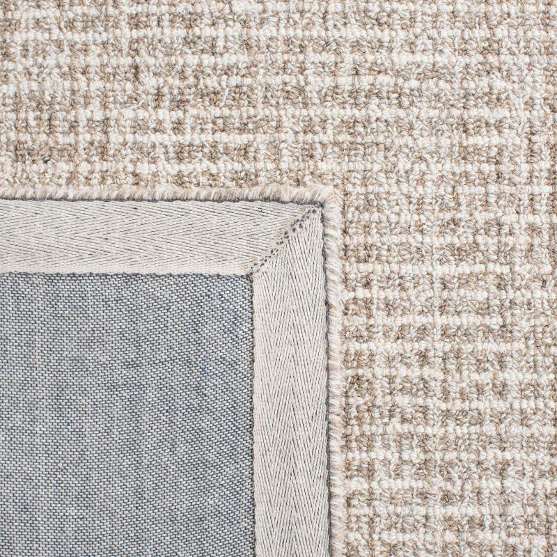 Abstract ABT468 Handmade Indoor Area Rug - Ivory/Gray - 4'x6' - Safavieh