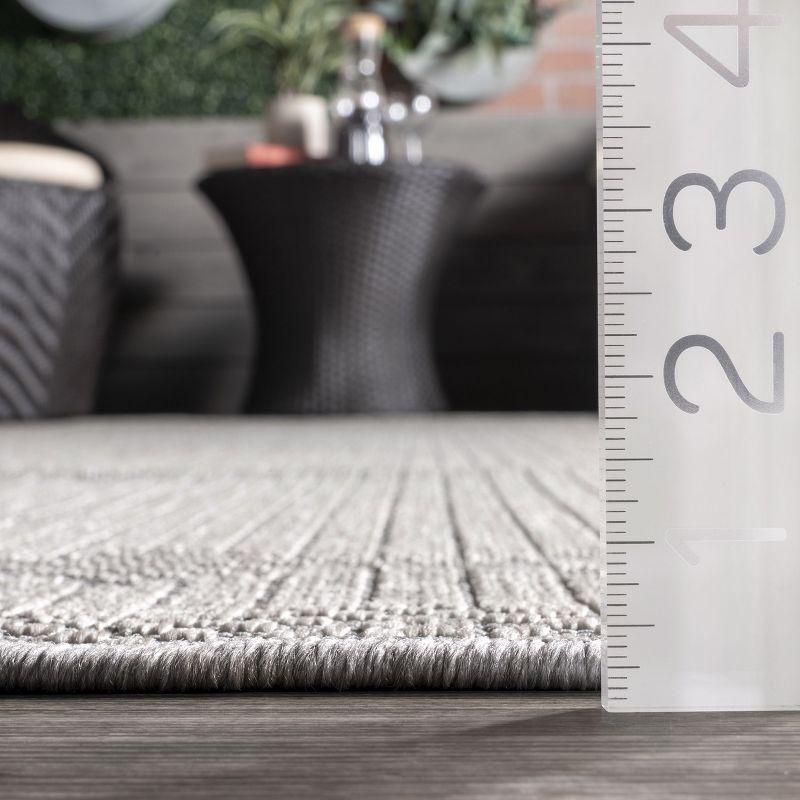 Foundry Select Altus Gray Indoor/Outdoor Area Rug