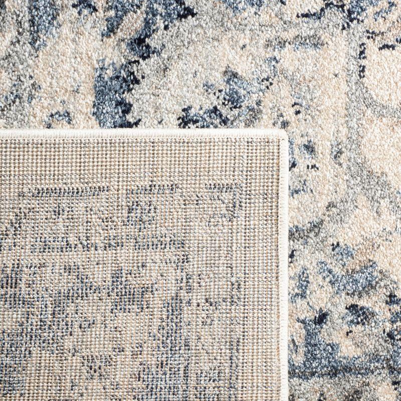 Charleston CHL411 Loomed Indoor Area Rug - Ivory/Navy - 8'x10' - Safavieh