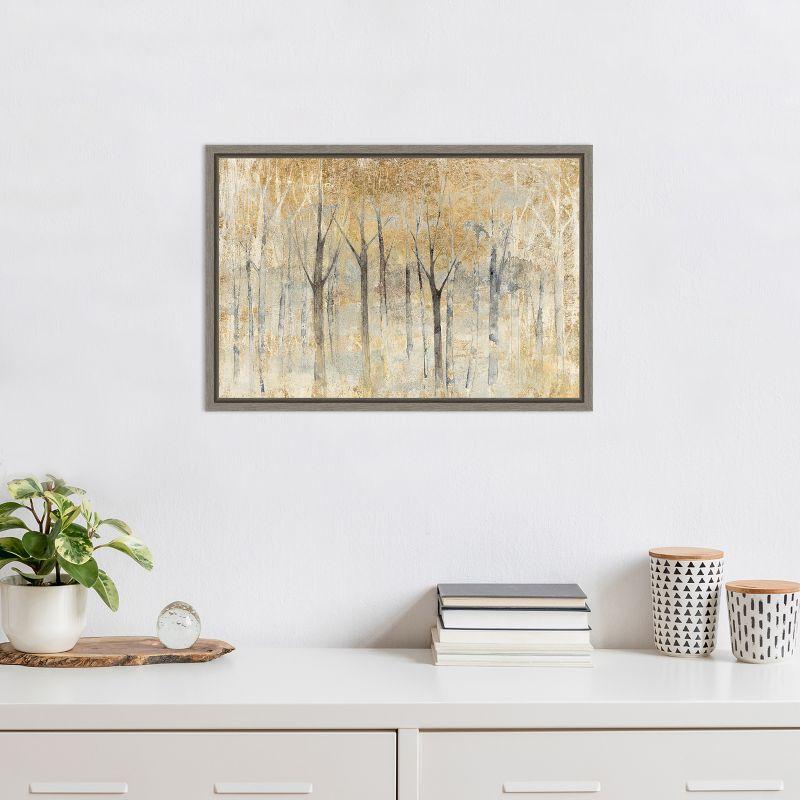 Amanti Art Seasons End Gold by Avery Tillmon Framed Canvas Wall Art